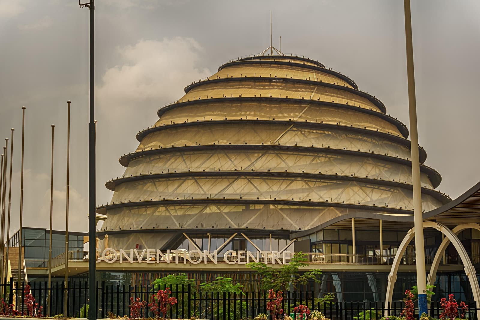 Exterior of the Kigali Convention Centre dome
